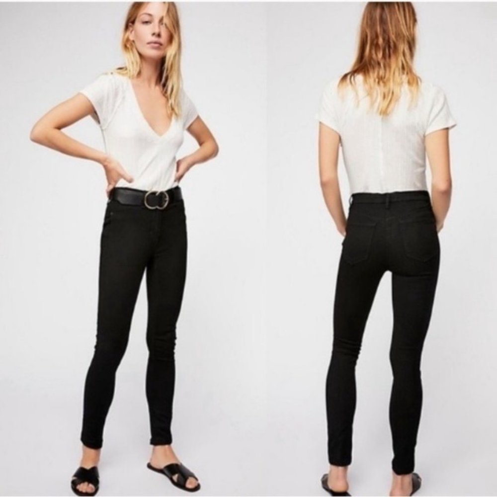 Free People Skinny Black Jeans